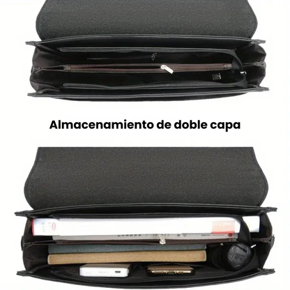 Maletín de cuero para hombre