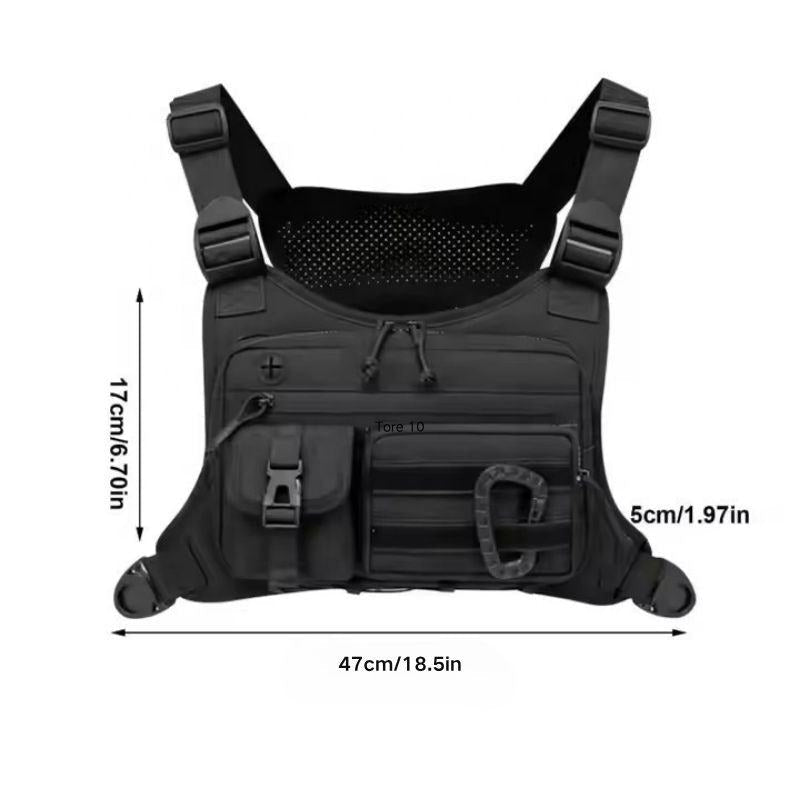Bolso de pecho ajustable para exteriores
